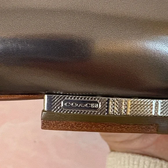 Coach Tabitha Mirror Metallic Warm Pewter Loafers - Picture 7 of 9